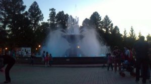 Цветомузыкальный фонтан в Альметьевске