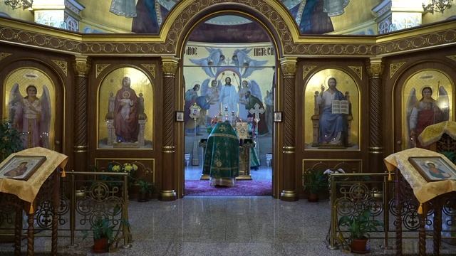 Прямая трансляция: Божественная литургия. Воскресенье. 8 октября 2023. смотреть онлайн