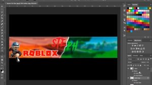 FORTNITE/ROBLOX YOUTUBE BANNER! (banner speed art)