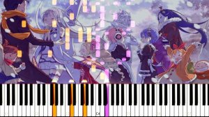 Re:ZERO – S2 ED–「Memento」– Piano