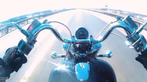 Suzuki intruder vs 1400 разгон с 0 до 180