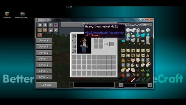 How to install Better Dungeons Mod 1.7.10 (Chocolate Quest) for Minecraft 1.7.10 смотреть онлайн