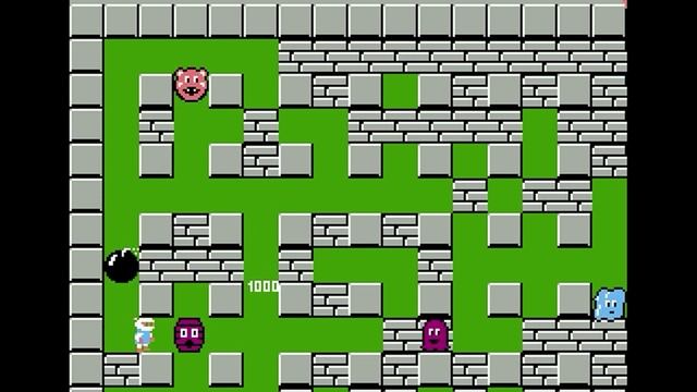 Видеопрохождение и обзор Bomberman(Бомбермэн)Nes,Dendy 25-50