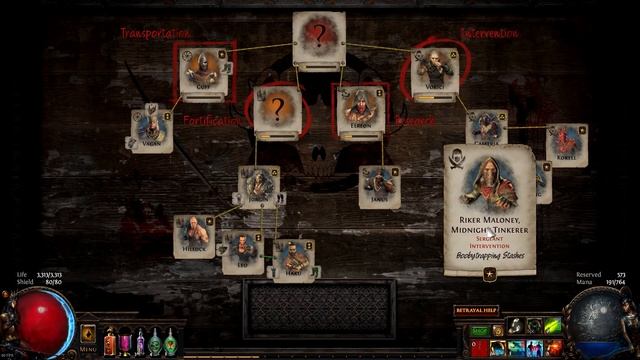 Path Of Exile - Betrayal Ultimate Beginner's Guide - Understanding The Syndicate Board & Safehouses