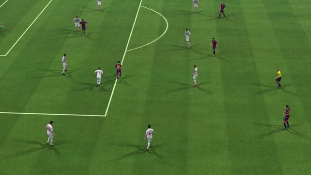 неплохой гол месси.FIFA 14 смотреть онлайн