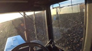 Пахота на МТЗ-82 ч.3, полевые испытания более мягких опор кабины.