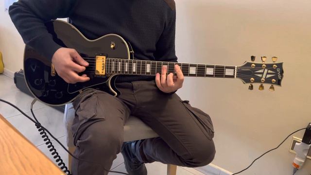 1989 Orville Les Paul Custom LPC75 Black K Serial with hard case смотреть онлайн