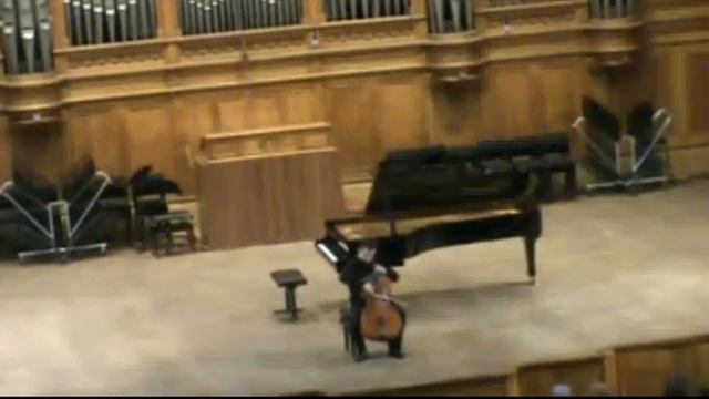 Arseniy Chubachin Grand Hall of Moscow conservatory Ligeti sonata for cello solo смотреть онлайн