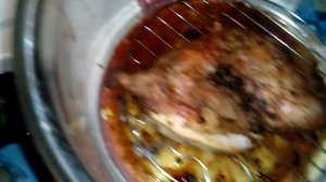 30 минут и  тушка бройлера в Аэрогриле  готова!