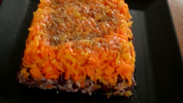 Постный рецепт салата "Генеральский" с грибами и с фасолью смотреть онлайн