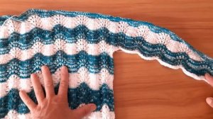 Кофточка узором ,,Павлиний хвост,,