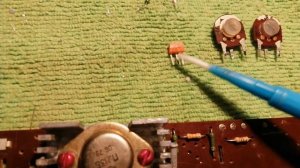 Океан 209 плата УНЧ монтаж новых деталей