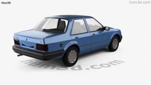 Ford Orion 1986 3D model by Hum3D.com