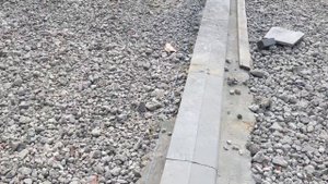 Гранитная брусчатка габбро карандаш, улучшена мощение #брусчатка