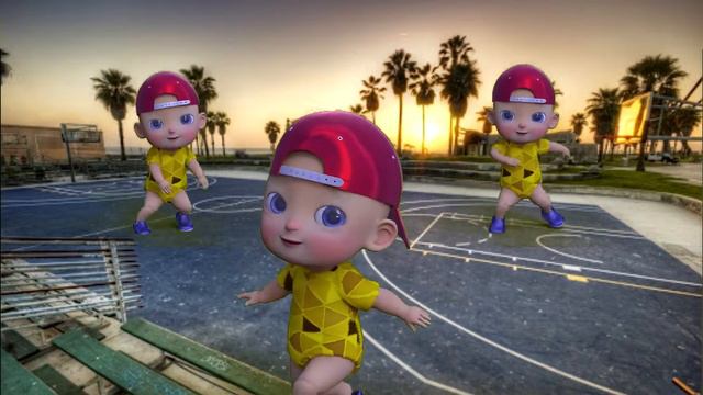 CHILDREN DANCING ON THE PLAYGROUND ANIMATION смотреть онлайн