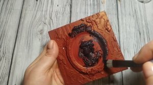 МК Декор плиток для начинающих. Декоративные плитки своими руками. Antique style tile decor.