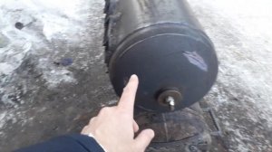 Печь из газовых балонов!