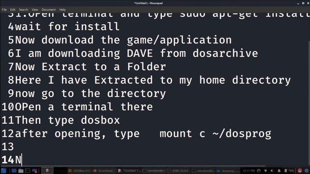 Play DANGEROUS DAVE and other DOS games in Linux смотреть онлайн