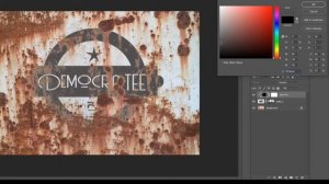 Realistic Rust & Wood Texture  | Photoshop  ft. Democra-TEE