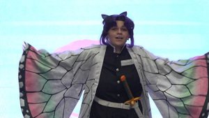 Косплей дефиле-Zoka-Клинок рассекающий демонов-Шинобу Кочо