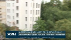 PROTEST GEGEN UNTERBRINGUNG VON MIGRANTEN: Grüner Kiez hat "Angst" vor dem Bau von Flüchtlingsheime