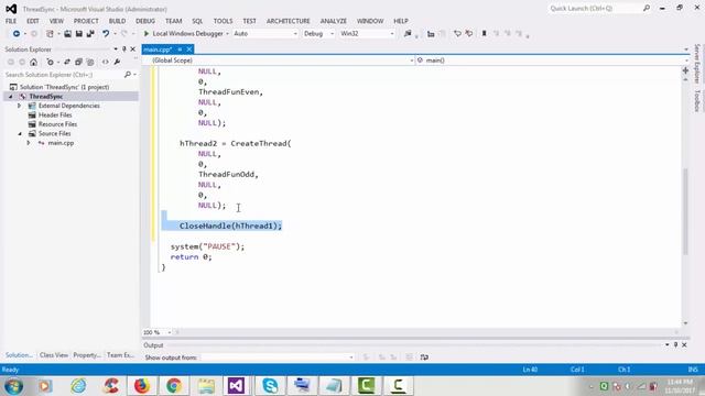 13.Thread Synchronization Using CreateMutex & CreateThread API- WIndows System Programming in C/C++ смотреть онлайн