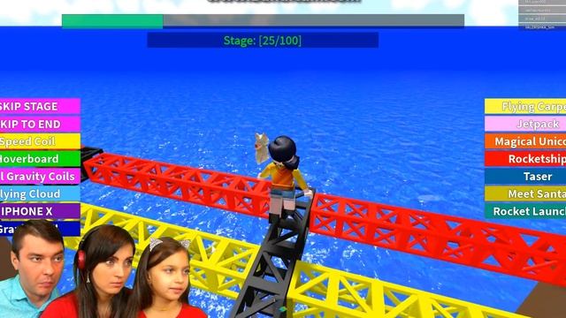 РАЛЬФ против ВАЛЕРИ в Roblox Escape Ralph Obby РОБЛОКС Паркур Валеришка Для детей kids children смотреть онлайн