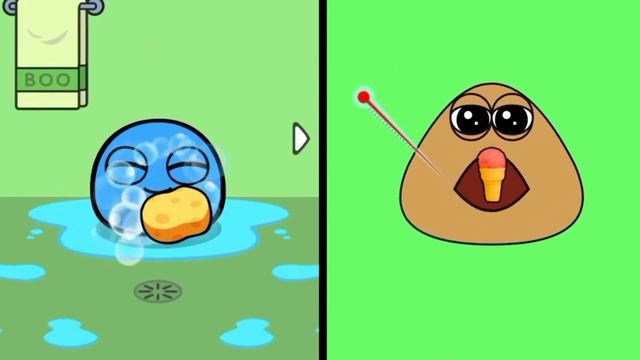 My Boo & Pou VS Owo Game - Virtual Pet App Gameplay 2021 смотреть онлайн