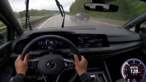 2021 VW Golf 8 GTD 2.0 TDI 200 PS TOP SPEED AUTOBAHN DRIVE POV