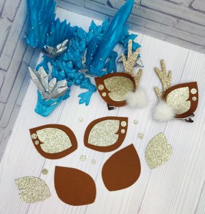 оленьи рожки-ушки своими руками