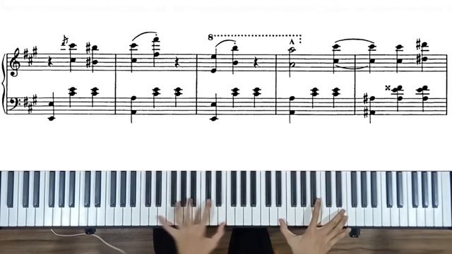 Album Leaf in waltz form S.166 - Franz Liszt (with score) смотреть онлайн