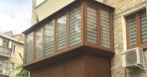 Отделка балкона.