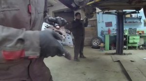 Установка глушителя "STT" и перенос задних амортизаторов на ниве "Антарктида"