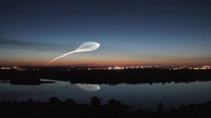 Взлет ракеты с космодрома Плесецк. Таймлапс х5.