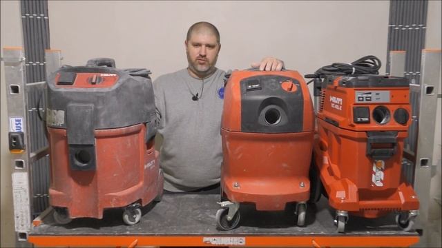 Эволюция пылесосов HILTI - VCU40.VC 40-UL.VC 40L-X, а так же VC 20-UL, VC 20L-X, новинки HILTI 2021