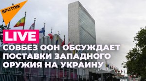 Заседание Совбеза ООН по поставками западного оружия на Украину