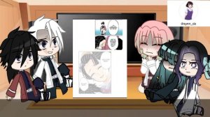 |Hashiras react to upper moons| | demon slayer | √akaza∆douma✓\•gacha club•/
