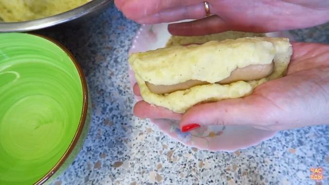 РАЗЛЕТЯТСЯ за минуту! Картофельные котлеты с сосисками?