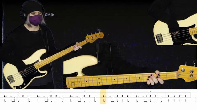 Radiohead - Creep Bass Cover (Tablature) смотреть онлайн