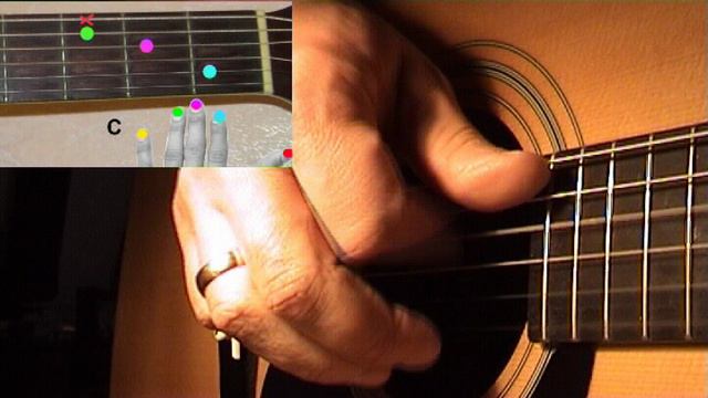 Как играть на гитаре песню "Луч солнца золотого" смотреть онлайн