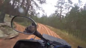 На Сяберо  за грибами, на квадроцикле.