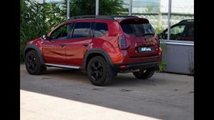 Установка спойлера №1 "KART" на Рено Дастер Renault Duster