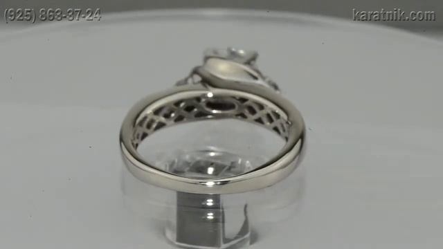 Золотое кольцо с бриллиантами 0.9 карат смотреть онлайн