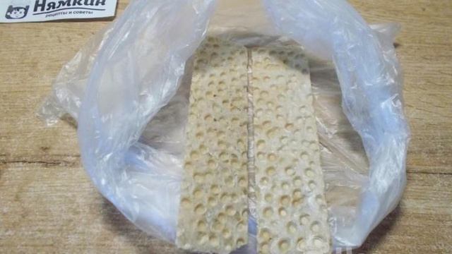 Пирожные без выпечки из творога и ржаных хлебцев
