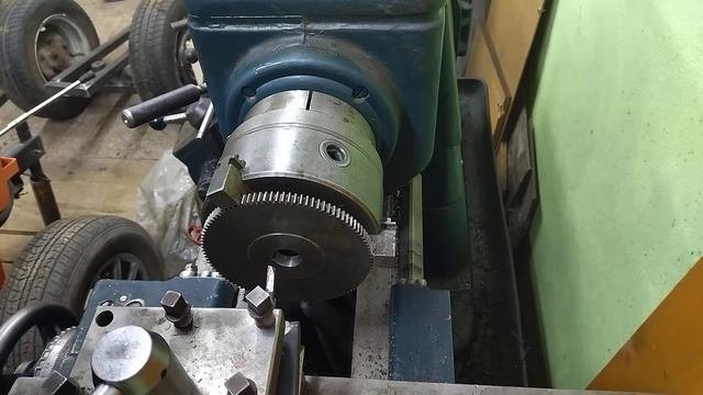 Изготовление шпоночного паза в шестерне