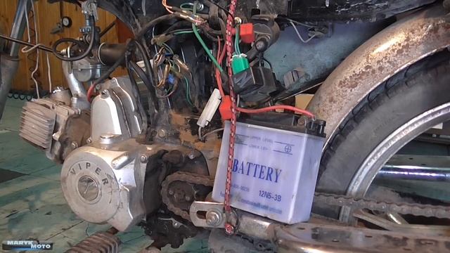 Мопед Альфа 110 \ не заводится