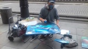 РИСОВАНИЕ БАЛЛОНЧИКАМИ/Космические Картины Аэрозольными Красками spray paint art