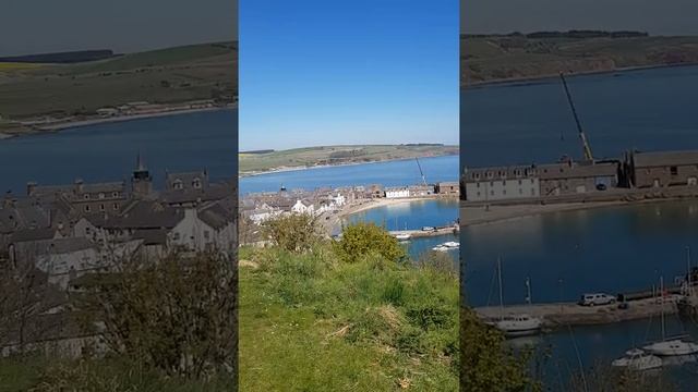 Stonehaven From The Top Of Coastal Tourist Route