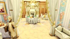 Царское село sims 4 / Екатерининский дворец / строительство симс 4