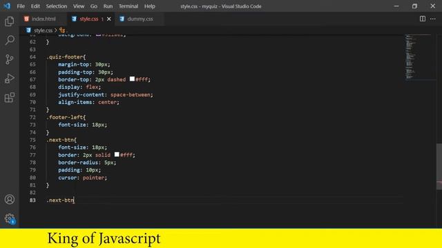 Create Quiz App using HTML, CSS and Javascript || Quiz web application in Hindi || Part 1